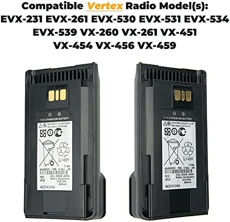 Винејуан 7.4 V 2600mah AAJ68X001 FNB-V133Li V134Li Замена На Батеријата За Теме EVX-231 EVX-261 VX-451 VX-454 EVX-530 EVX - 531 Радио Батерија