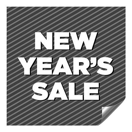 CGSignLab | Новогодишна продажба-Стрип Греј Тешки индустриски самолепливи алуминиумски wallидови decal | 36 x36