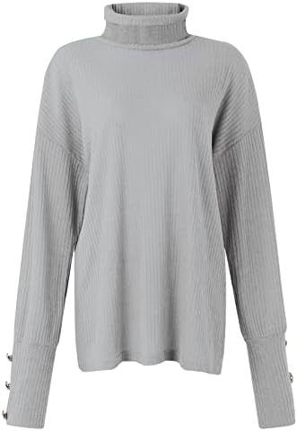 Jjhaevdy женски женски падови џемпери плетени преголеми долги ракави случајни пуловер џемпер скокач на врвови