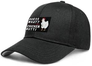 Погодете пилешко смешно велејќи шап камиони капи со изреки прилагодливи бејзбол капа за мажи жени