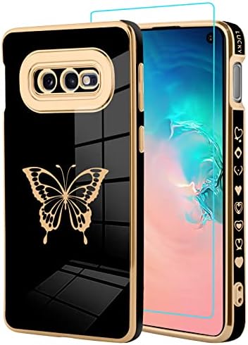 Џефона За Samsung Galaxy Забелешка 20 Ултра 6,9 Инчни Позлата Слатки Пеперутки Покријте Со Заштитник На Екранот Симпатична