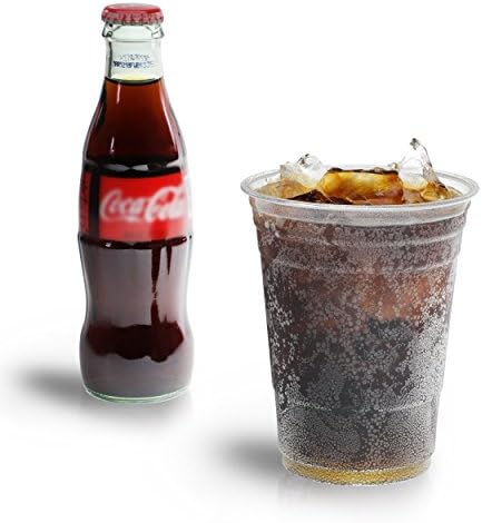 Пластични Чаши за свеж софтвер [12 мл, 1000-ПАРЧИЊА] - Чаши Со Сода За Ладен Пијалок За Еднократна Употреба, Кристално Чисти ЧАШИ ЗА МИЛЕНИЧИЊА