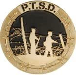 Медали на Америка Ест. 1976 ПТСД предизвик монета