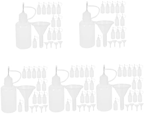 Doitool 5 поставува течни инка за занаети DIY игла и игла мини бои акрилни шишиња шишиња шишиња прецизност ml сликање мастило занаетчиски мотор