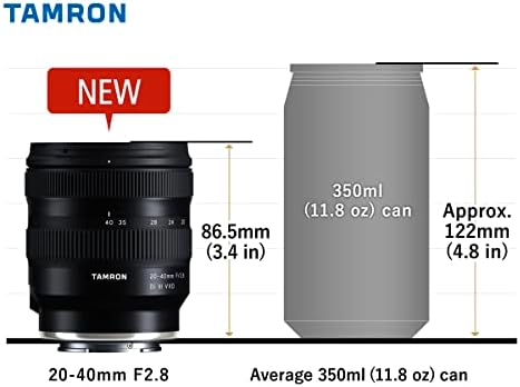 Тамрон 20-40мм f/2.8 Diiii VXD Објектив За Sony E-Mount Камери Без Огледало Со Целосна Рамка