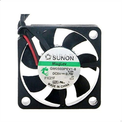 DNPART компатибилен за Sunon GM0503Pev1-8 5V 0,7W 30 * 30 * 06mm 3cm 2pin ладење вентилатор