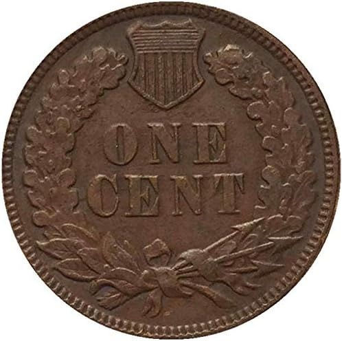 1872 Индискиот Главата Центи Монета Копија За Дома Соба Канцеларија Декор