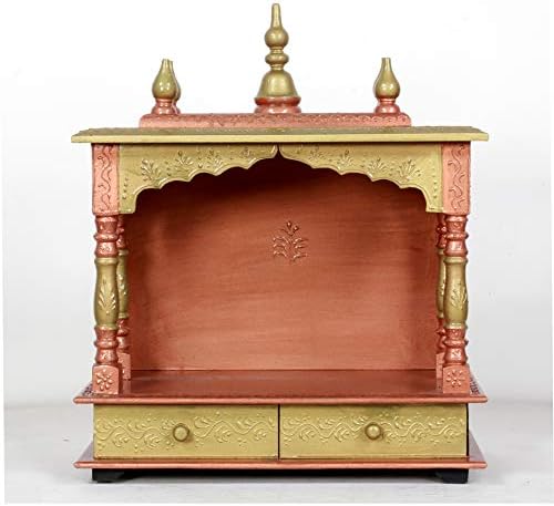 Дома и чаршија Раџастани етнички рачно изработени дрвени храм/Мандир/Поја Гар/Мандапам