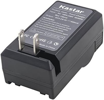 Полнач за батерии Kastar со адаптер за автомобили за Sony Handycam DCR-DVD105 и Sony NP-FP50 NP-FP70 NP-FP90 NP-FH30 NP-FH50 NP-FH70