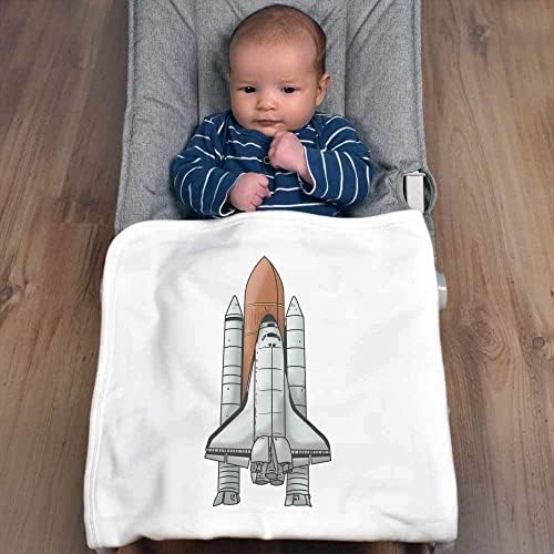 Азиеда „вселенски шатл“ памучно бебе ќебе/шал