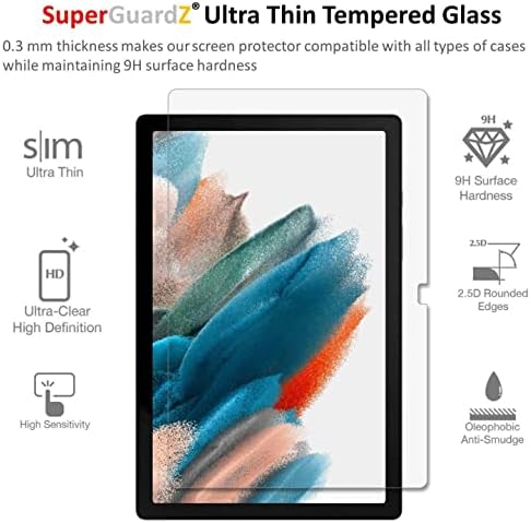 [2-пакет] За Samsung Galaxy Tab A8 10.5 Заштитник на екранот Темперирано стакло Анти сино светло, заштита на очите, Супергарц,