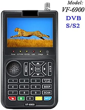 Qytec Дигитални сателитски мерачи Дигитален пронаоѓач на сигнал LCD екран DVB рецептор за QPSK сателитски мерач на сигнал Пронаоѓач