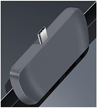 3WOLF USB C Центар Мултипорт Хабови Микро SD Картичка Читач HDMI Адаптер Со Целосна Алуминиумска Кутија Капак Носителот Компатибилен за iPad MacBook