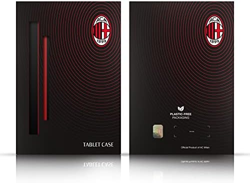 Дизајн на главни случаи официјално лиценциран AC Милан Трета 2017/18 година Крест комплет за кожа на паричникот на паричникот, компатибилен