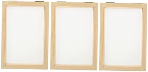 Tofficu 15 парчиња хартија рамка дрвена мала