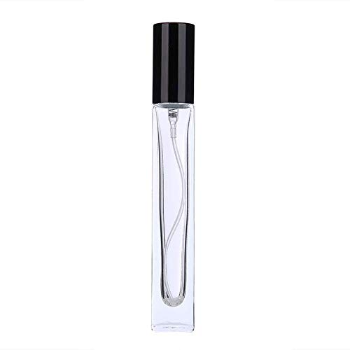 Morningstar 10ml полнење парфем црн атомизатор за патување со спреј стаклено шише рачно изработено