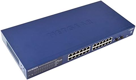 Netgear Netgear ProSafe GS724TV4 - прекинувач - L2 + - Управувано - 24 x 10/100/1000 + 2 x Gigabit SFP - работна површина,
