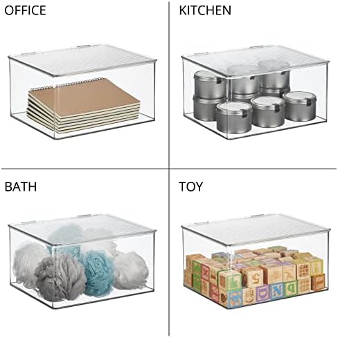 Дизајн Пластична Широка Кутија За Складирање На Бања Со Капак - Ормар И Организатор На Шалтер За Мијалник За Производи За Нега На