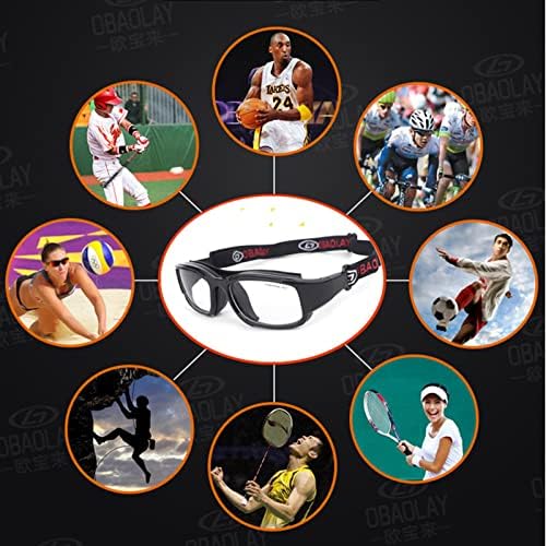 Очила за кошарка на Yozoot, отворено спортско заштита од анти-магла Очила за очила за очила за возрасни младински фудбалски дриблинзи