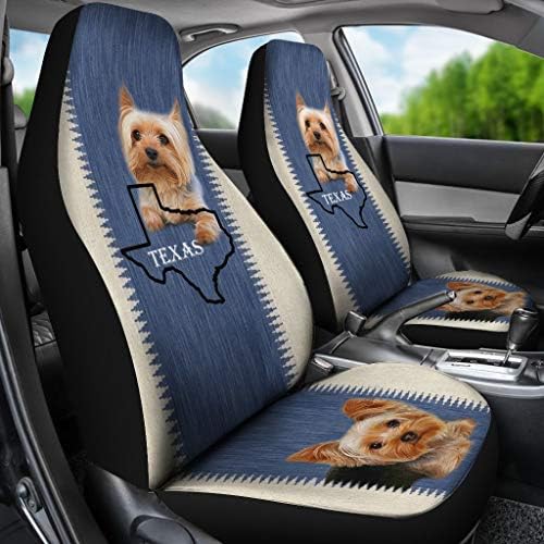 Pawlice Yorkshire Terrier Print Car Seat Screverx State