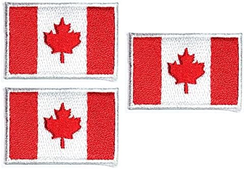 Мини Земја Канада Знаме Лепенка Во Собата. Национално Знаме НА канада САМ Везени Закрпи Апликација За Декорација На Јакна Маица Симбол