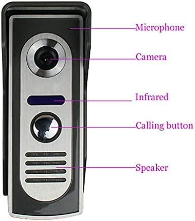 CFSNCM Домофон Врата 7 TFT Lcd Жичен Видео Врата Телефон Систем Внатрешен Монитор 700TVL Отворен IR Камера Поддршка Отклучување