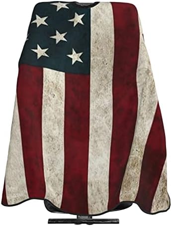 Фризура Кејп, Американско Знаме За Мажи Жени Фризура Престилка Кејп Коса Сечење За Коса Стилист Шампон Салон 55 Х 66 во