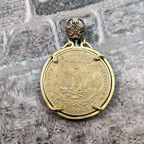 1921 Подвижен Орган На Маите Светиот Грал Скитници Месинг Монета Виси Ретро Месинг Орнамент Комеморативен Медал Коњаница