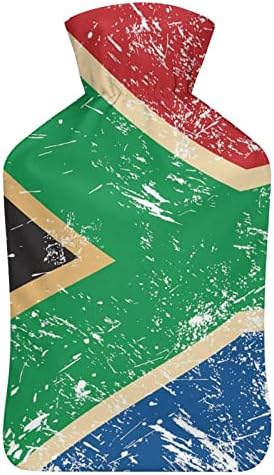 Знаме На Република Јужна Африка Шише Со Топла Вода 1000 мл Со Мек Капак Отстранлив Топол Ладен Пакет Вреќа За Вбризгување Вода За Рачни