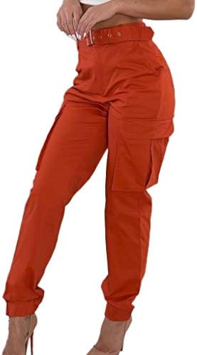 Keusn Baggy Cargo Pants за жени y2k права широка нога падобран панталони Y2K Baggy Jogger Pants со џебови улична облека