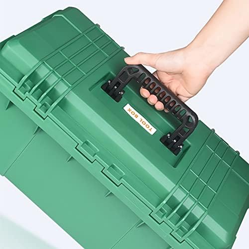 Комплет за алатки Xiaoheshop, алатка за носење, мала алатка кутија пластична организатор за складирање со рачка отстранлива