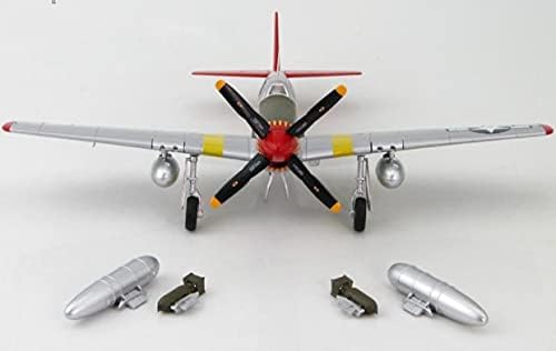 Hobby Master P-51b /C Mustang 332nd /302nd Squadron, Kitten, Charles McGee, 1944 1/48 Diecast Aircraft претходно изграден модел