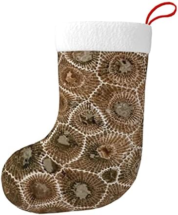Yilequan 18 инчи Божиќни чорапи Класични чорапи, Петоски Стоун, за семејни празници за Божиќни забави