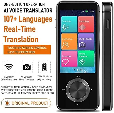 LYSLDH M9 Пренослив Преведувач На Јазици 107 Јазици Двонасочна WiFi Во Реално Време/Офлајн Снимање/Преведувач На Фото Превод