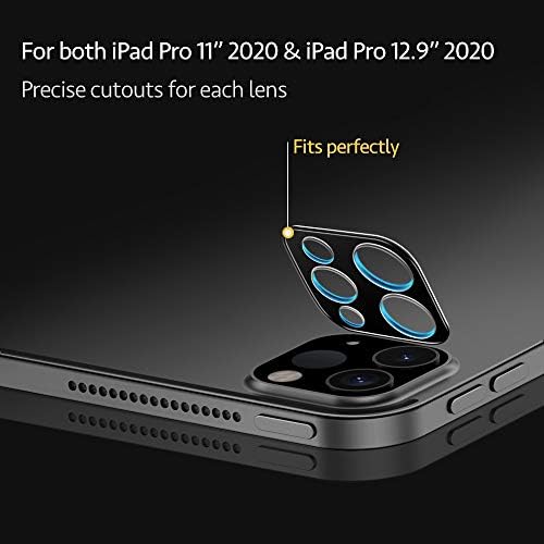 ESR Hybrid Case и ESR Camera Lens Lens заштитник на екранот компатибилен со iPad Pro 12.9 инчи 6 -та/5 -та генерација