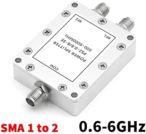 Basni SMA Една точка два 0,6-6G микрострипна моќност Сплитер 2.4-5.8g/ 6 Комбинер за сплитер на моќност 1 парчиња