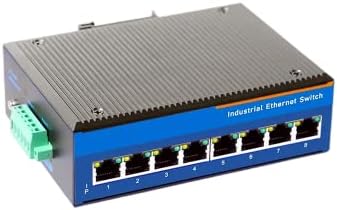Електрични порти USR-ISG008 серија 8 со 10/100/1000Mbps Din-Rail Gigabit Industrial Ethernet Switch