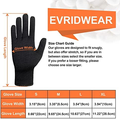 Evridwear Природна свила плетена целосна УВ заштита хипоалергична за трчање, велосипедизам, мотоциклизам, ракавица за возење