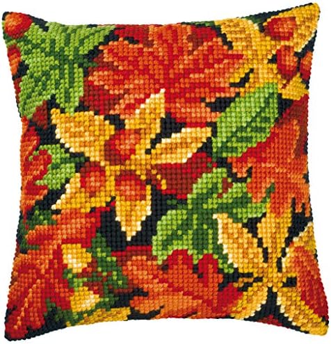 Комплет за перница на Вервако крст есенски лисја 16 x 16