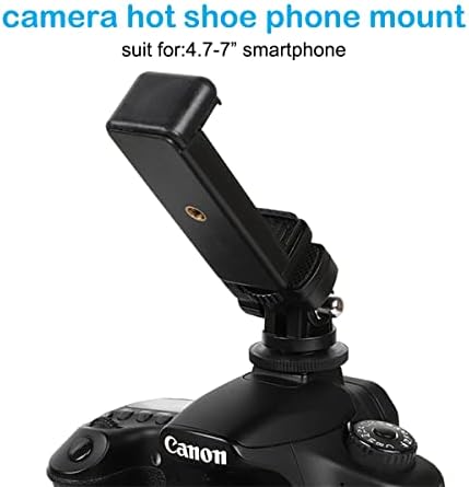 Pellking топол чевли Телефон за монтирање на адаптер за монтирање, држач за телефон за дејство на камера DSLR, GoPro Hero 9 8 7 6 5,