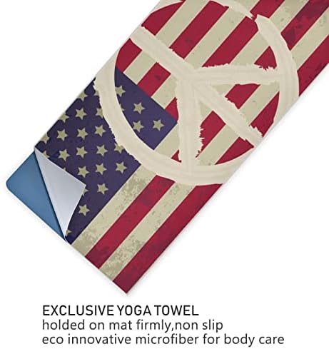 Augenserstan yoga ќебе во САД-знаме-знаме-мило-знак јога пешкир јога мат пешкир