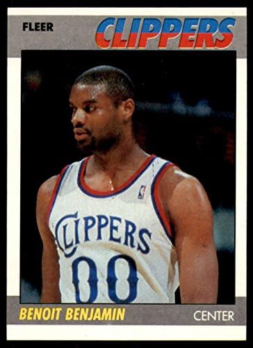 1987-88 Флеер 10 Беноит Бенџамин Лос Анџелес Клиперс НБА кошаркарска трговска картичка