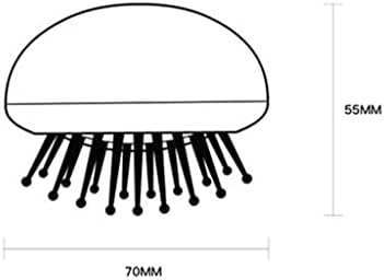 TJLSS медуза чешел куќа декомпресија воздушно перниче за влечење преносен силиконски мал чешел