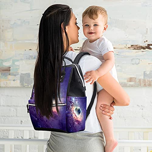 Галаксија Во Вселената Торби За Торби За Пелени Ранец За Мумии Торба За Пелени Со Голем Капацитет Патна Торба За Нега На Бебиња