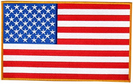 Hotешки кожечи PPV1009 Американско знаме за знаме и лепенка за јамка