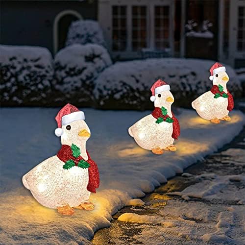 Фигура Божиќно сет декорација на отворено LED градинарски патеки празници Божиќни светла 1 акрилно осветлување на декорација