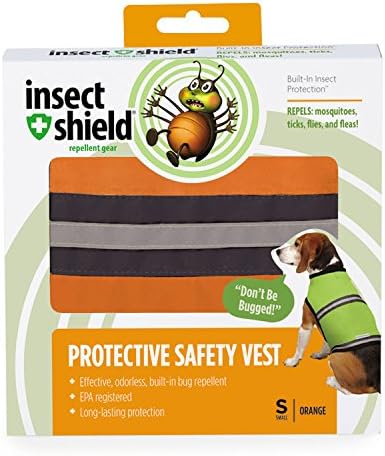 Инсекти Штит Инсекти Отвратителен Заштитен Елек За Заштита На Кучиња Од Болви, Крлежи, Комарци &засилувач; Повеќе