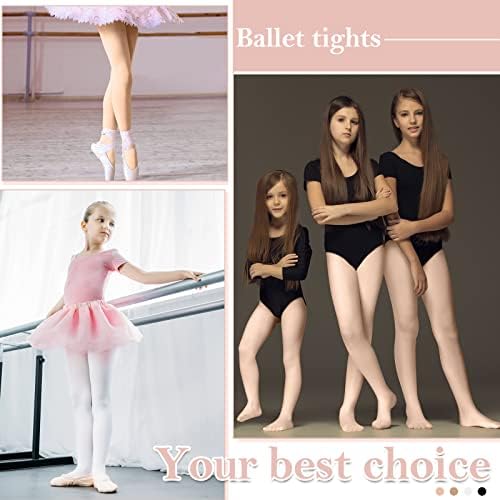 8 пара девојки балетски хулахопки меки танцувачки хулахопки за дете кабриолет без нозе со хулахопки