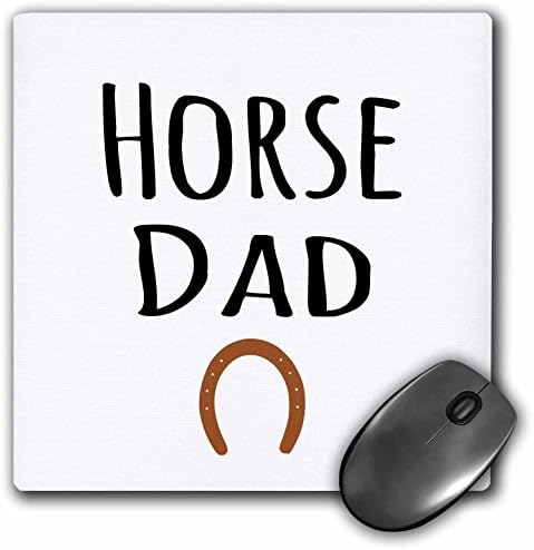 3dRose Коњ Тато-Машки Equus Сопственици &засилувач; Коњ Љубовници-Црн Текст-Глувчето Рампа, 8 од 8