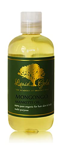 Течно злато Inc 8 fl.oz Premium mongongo/масло Манкети чиста и органска кожа за коса за коса
